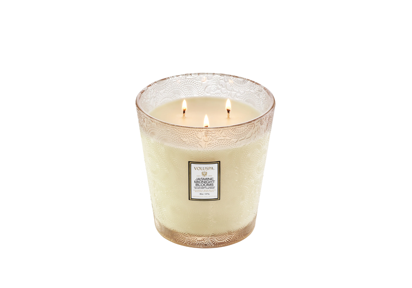 Vela Aromatica Voluspa Jasmine Midnight 38 Oz - Simone
