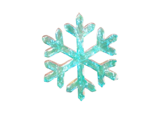 Snowflake Holográfico con Luz 40 cm - Simone