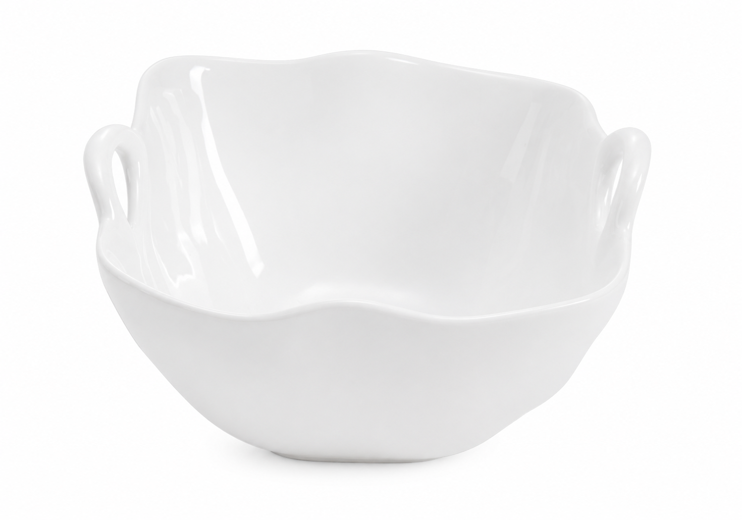 Bowl Cuadrado Ondulado de Melamina con Asas - Simone