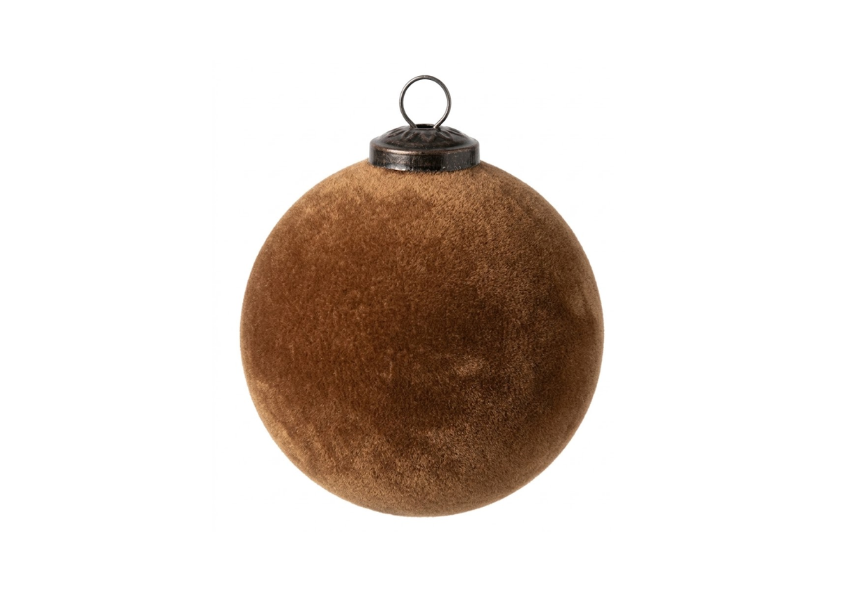 Esfera de Vidrio Aterciopelado 10 cm