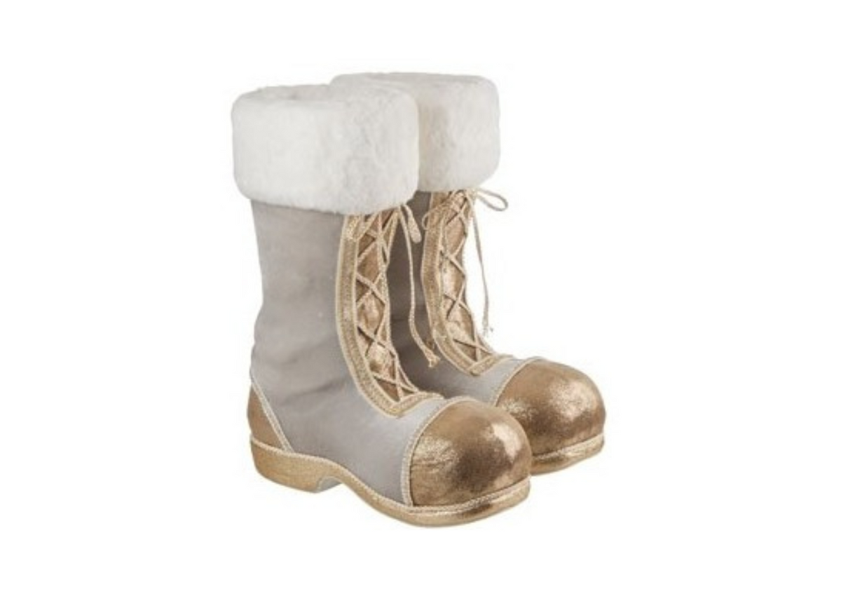 Botas de Santa Doradas - Simone