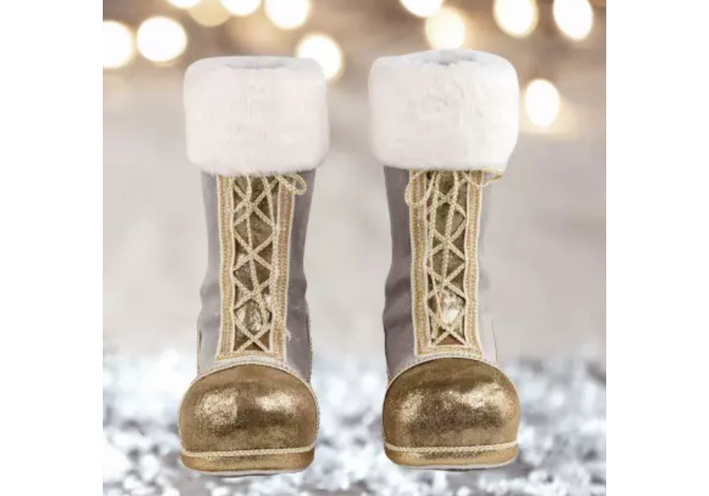 Botas de Santa Doradas - Simone