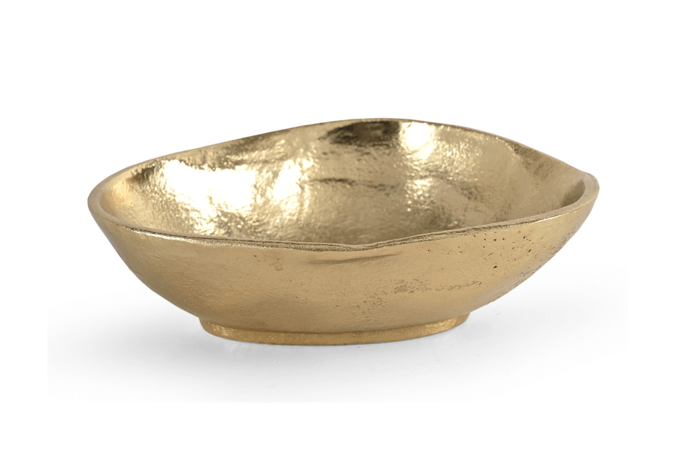 Pebbled Bowl Irregular Dorado