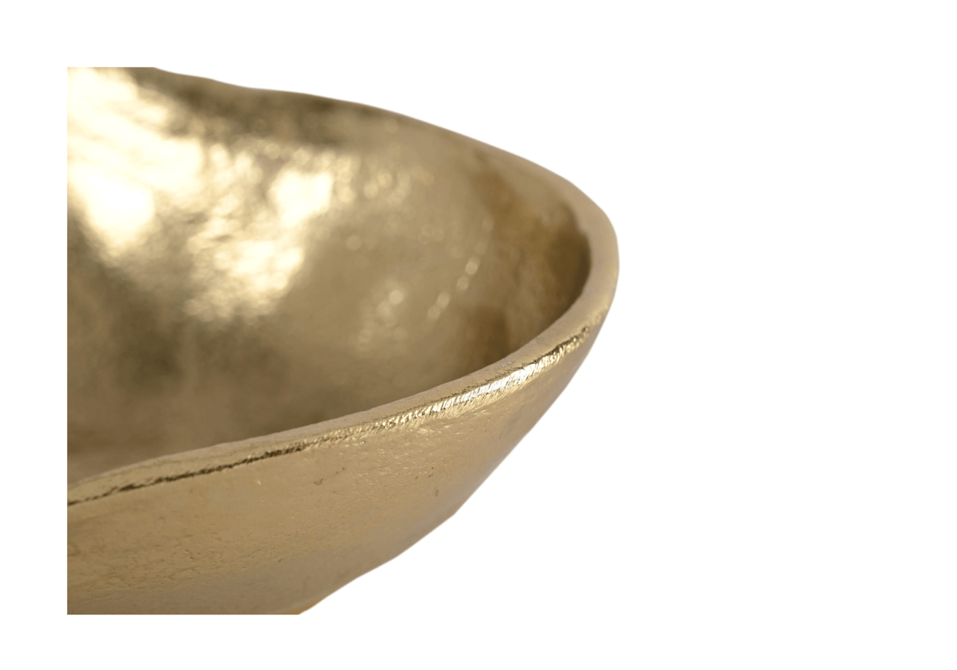 Pebbled Bowl Irregular Dorado