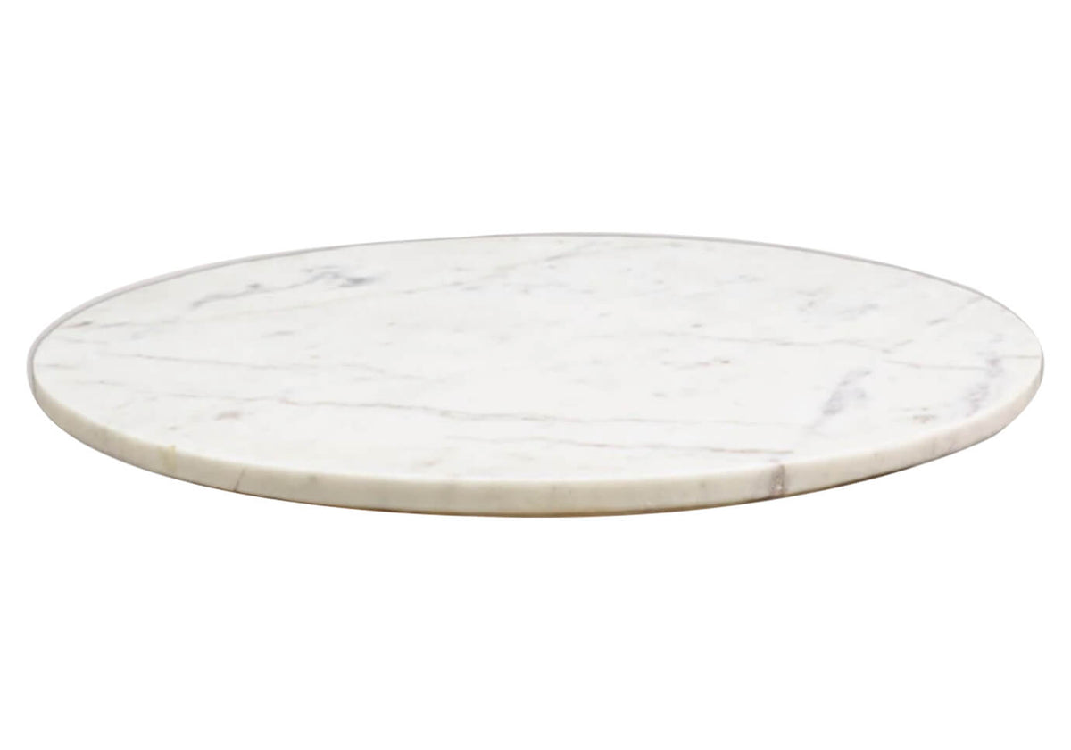 Lazy Susan de Mármol Blanco - 38 cm - Simone