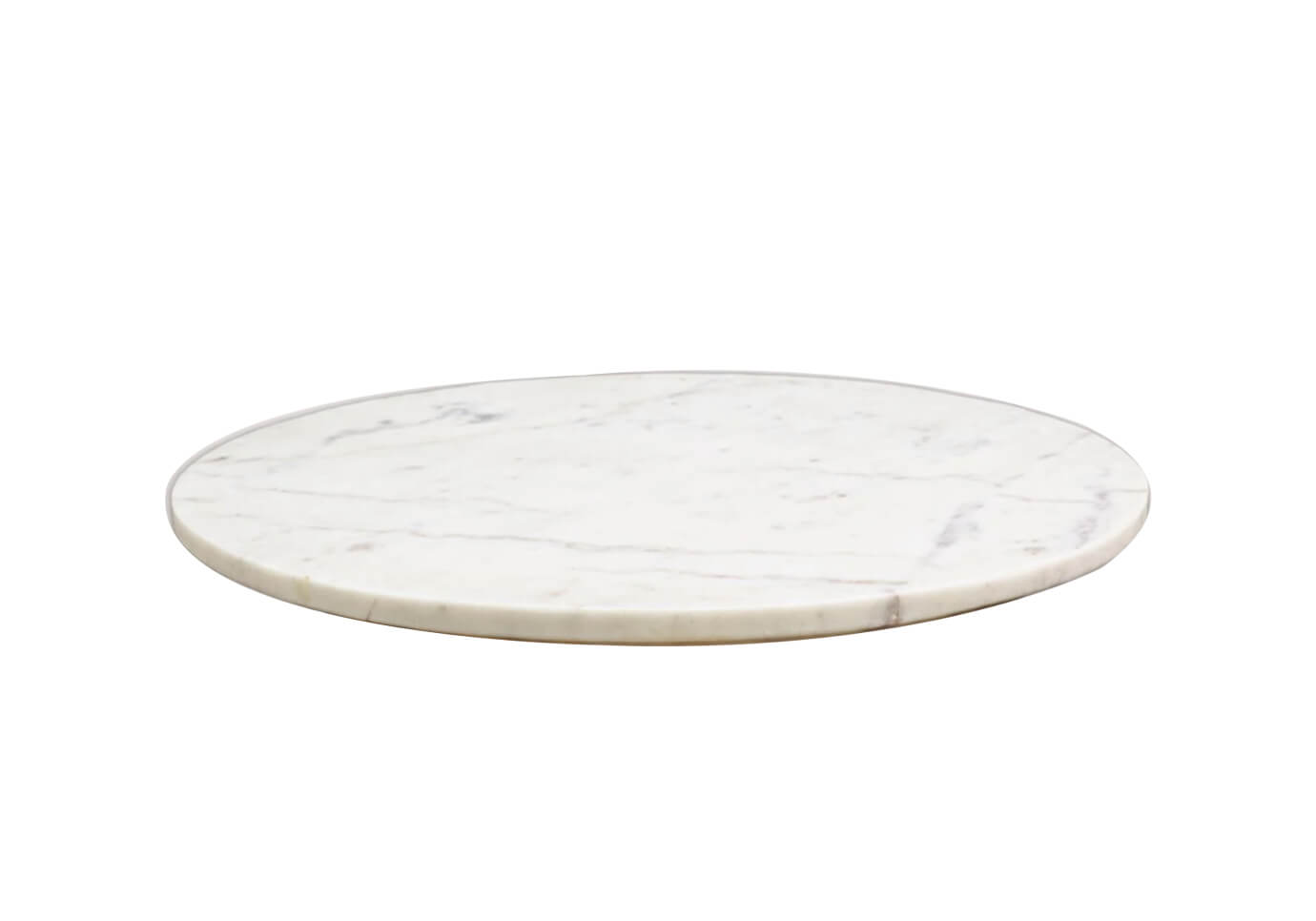 Lazy Susan de Mármol Blanco - 30 cm