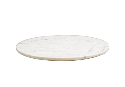 Lazy Susan de Mármol Blanco - 30 cm