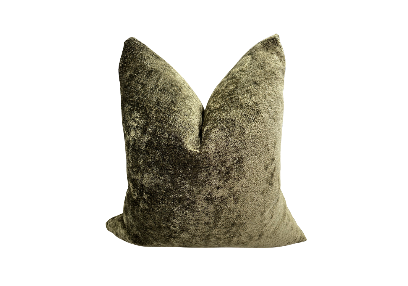 Cojín Chenille Musgo 57 x 57