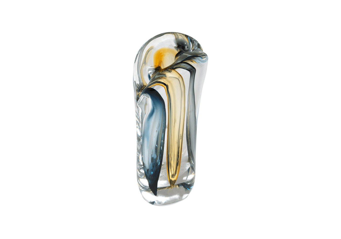 Escultura de Cristal Multicolor