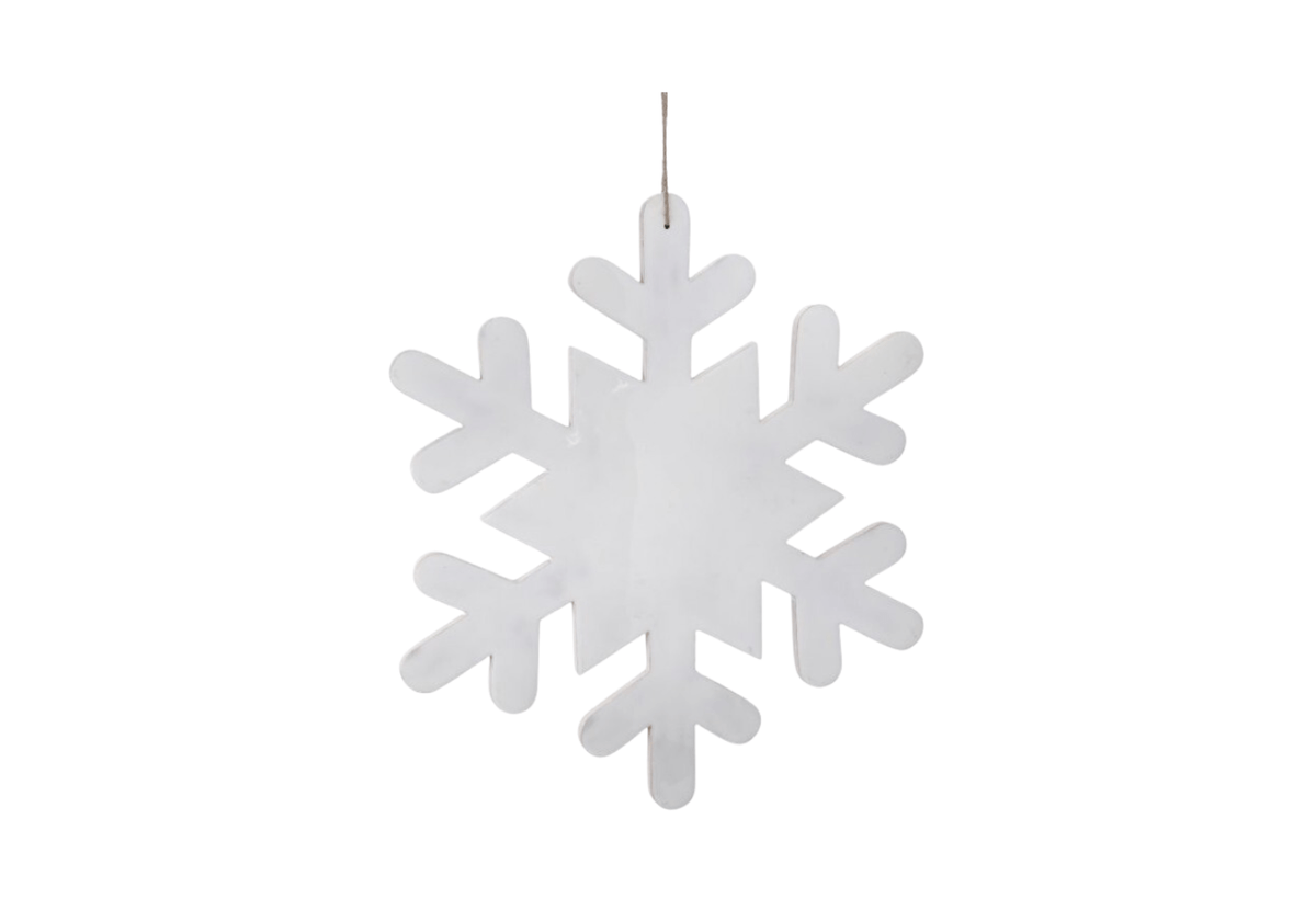 Snowflake Blanco Liso Grande - Simone