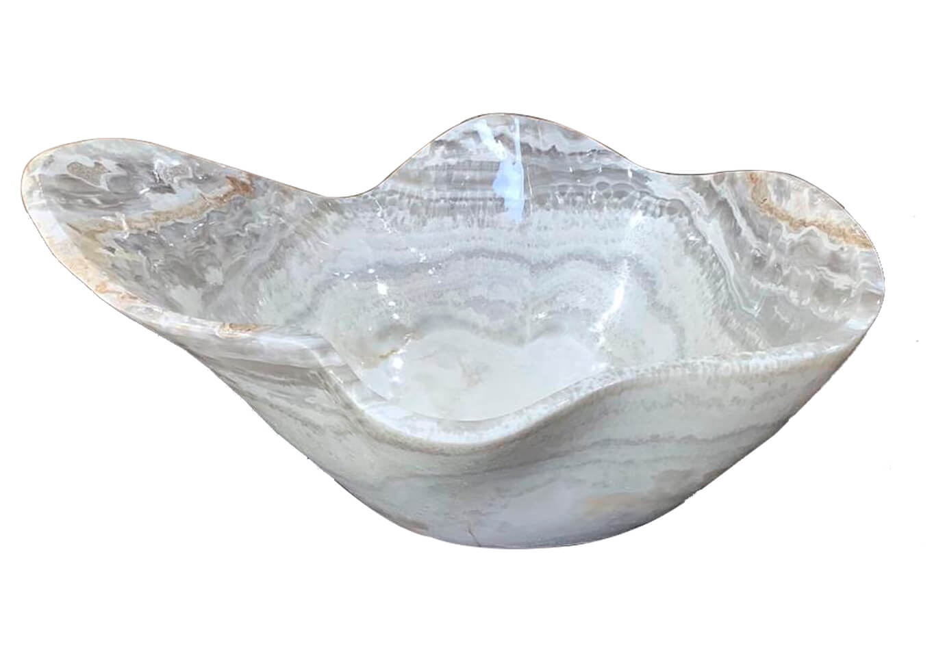 Centro de Mesa Ónix Nácar 32 cm