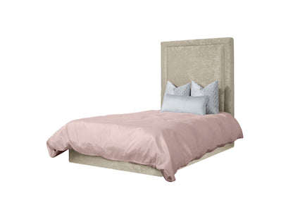 Base y Cabecera Individual Beige