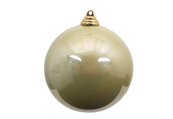 Esfera Lisa Dorada Brillante 20 cm