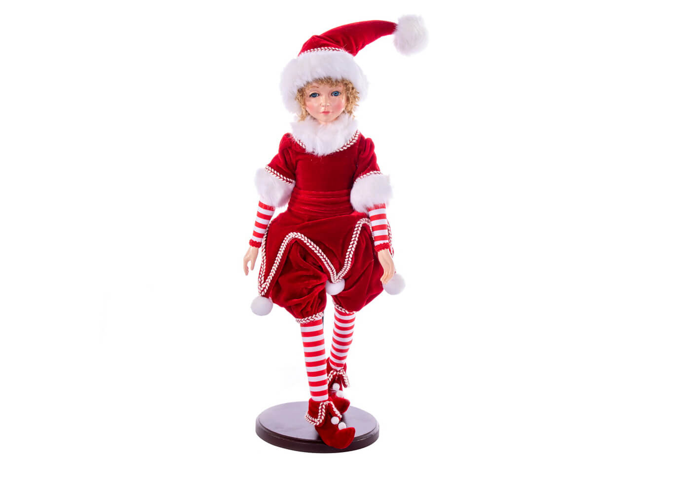 Duende Santa Niña con Base 46 cm - Simone