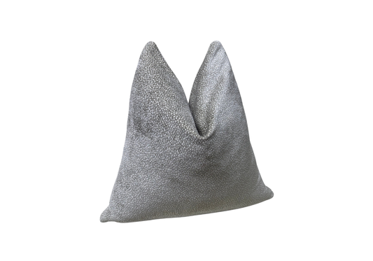 Cojín Chenille Punto Gris/Ivory 57 x 57 - Simone