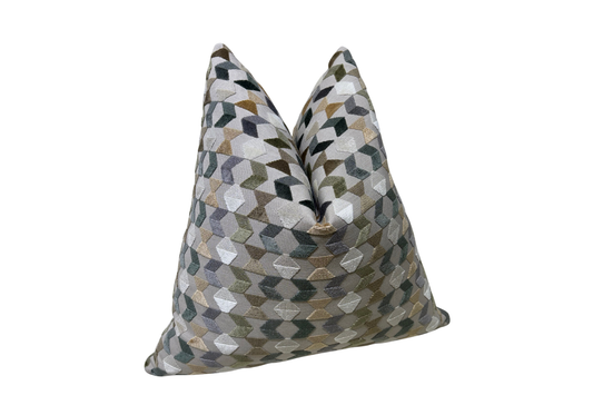 Cojín Multi Velvet Geométrico 57 x 57 - Simone