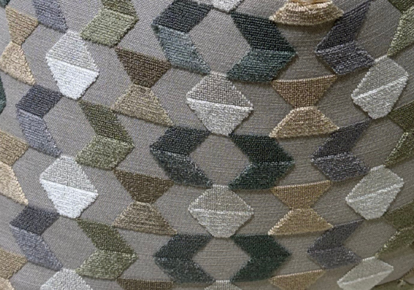 Cojín Multi Velvet Geométrico 57 x 57 - Simone