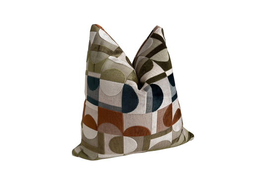 Cojín Multi Velvet Círculo 57 x 57 - Simone