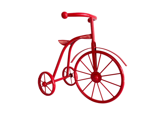 Triciclo Metálico Rojo