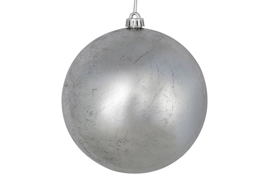 Esfera Manchas Laminado Plata 25 cm - Simone