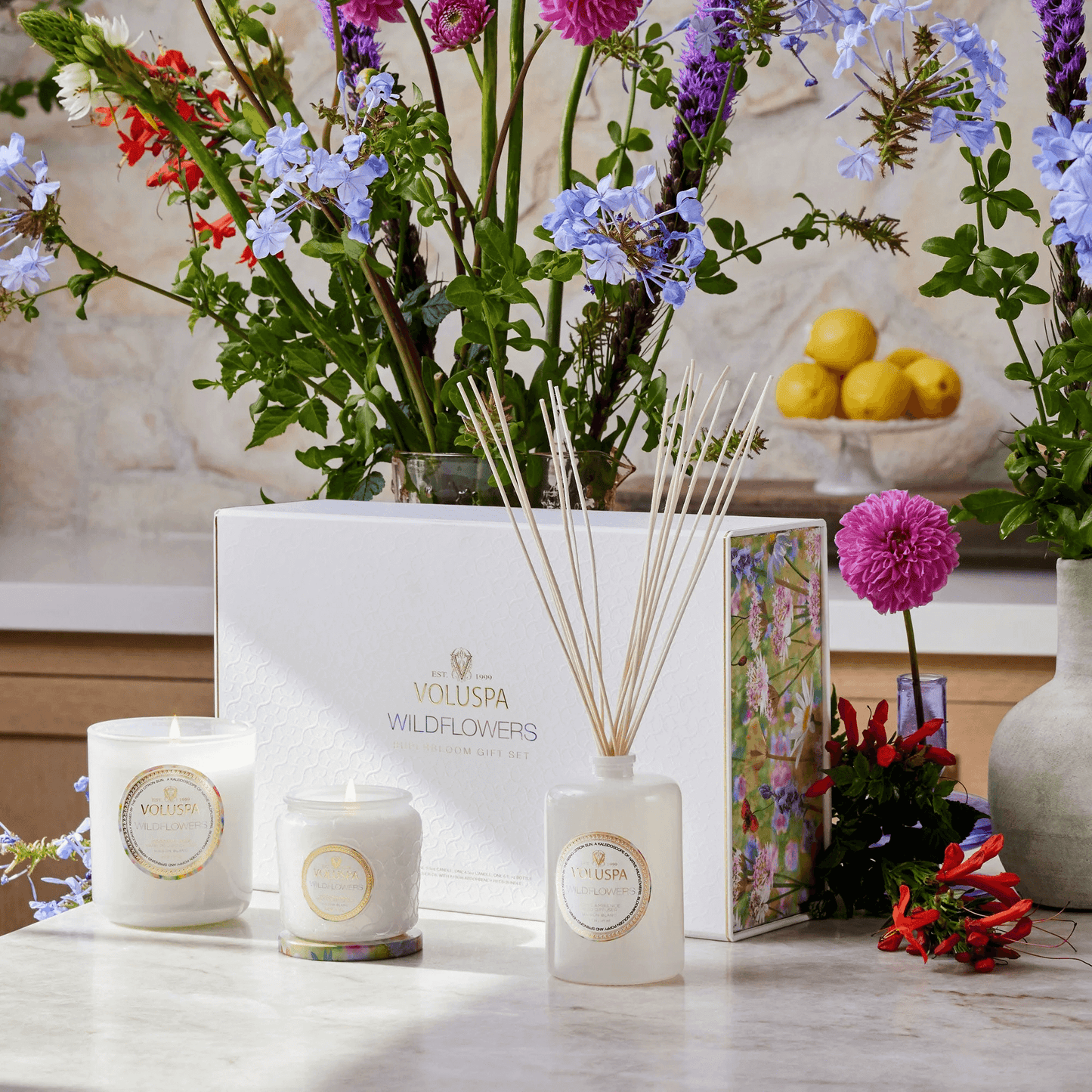 Set de Velas Aromáticas Wildflowers Superbloom