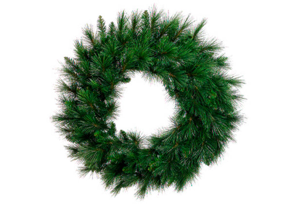 Corona Mix Ramas de Pino Verde 91 cm