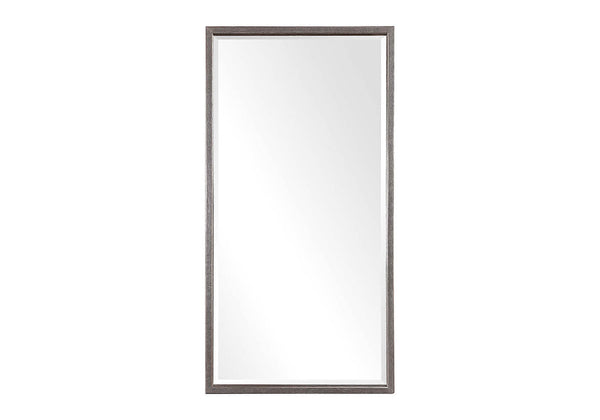 Espejo Martillado Rectangular Plateado