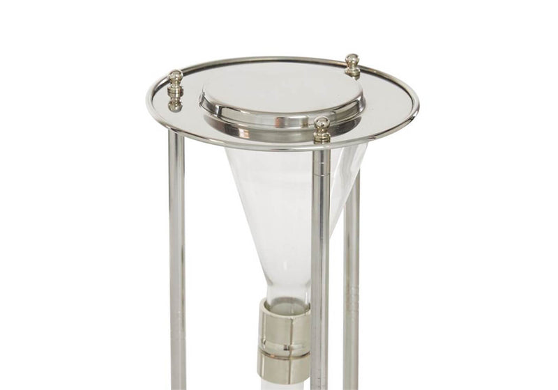 Reloj de Arena de Aluminio Plateado