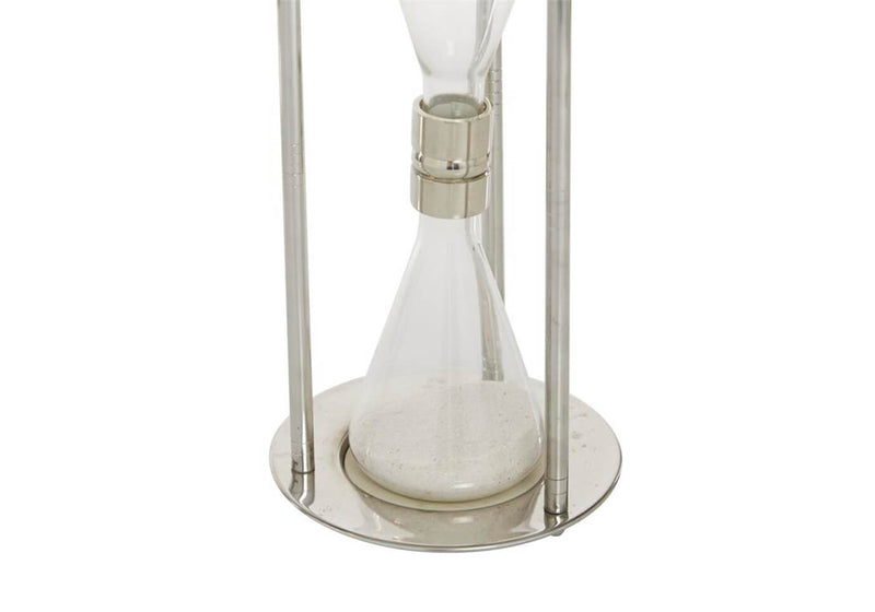 Reloj de Arena de Aluminio Plateado