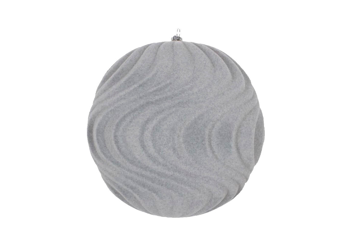 Esfera Terciopelo Ondas 15 cm - Simone