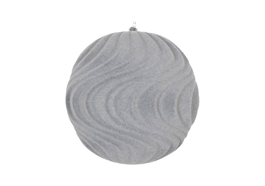 Esfera Terciopelo Ondas 15 cm - Simone