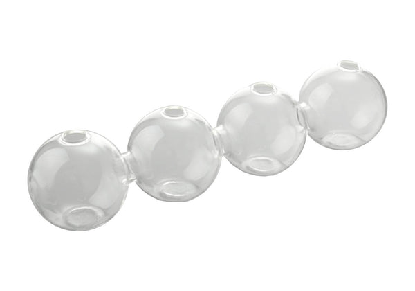 Florero Esferas de Vidrio Transparente