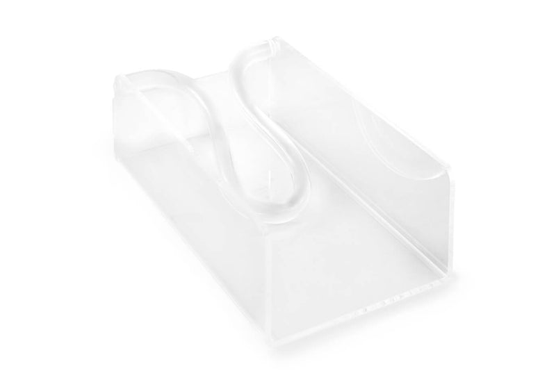Servilletero de Acrílico Rectangular Clip Ondulado