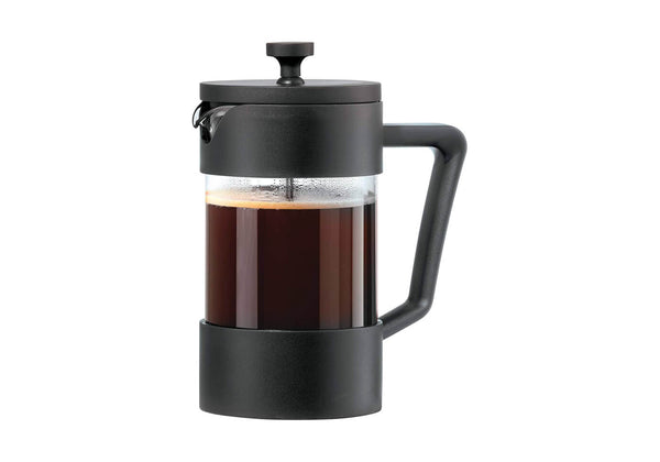 Cafetera Negra Prensa Francesa Tapa Negra