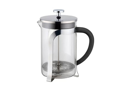 Cafetera de Vidrio Prensa Francesa Tapa de Acero