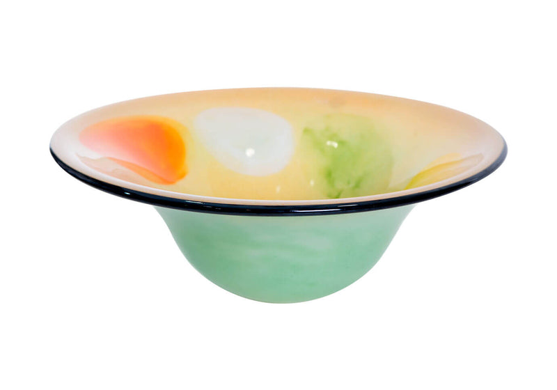 Centro Redondo Beige con Colores