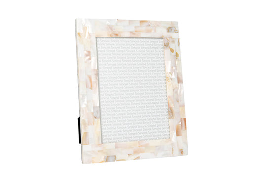 Portarretrato de Concha Blanco 4 X 6 - Simone