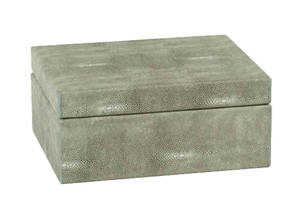 Caja Rectangular Vinipiel Moorea Color Topo