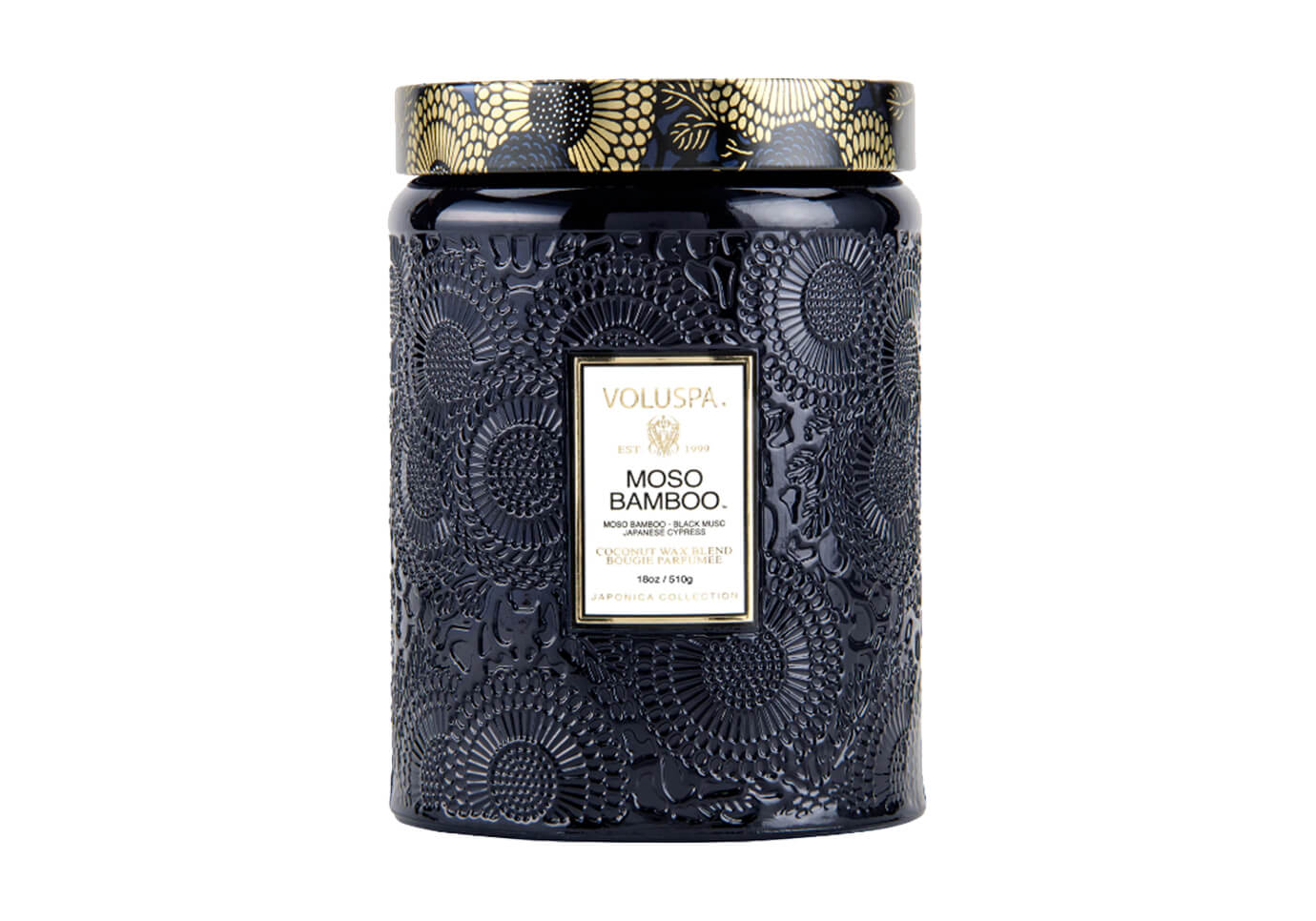 Vela Aromática Voluspa Moso Bamboo Envase Vidrio 18 Oz.