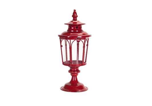Quinque de Metal Rojo con Base