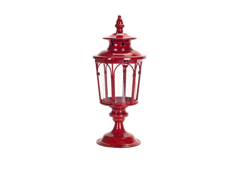 Quinque de Metal Rojo con Base