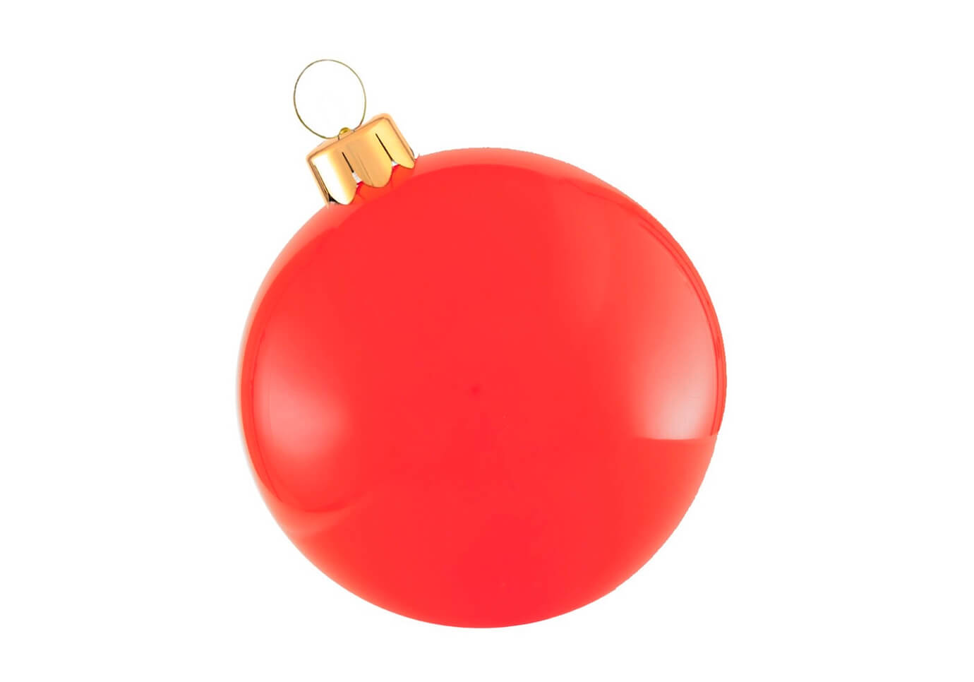 Esfera Inflable Color Rojo 76 cm