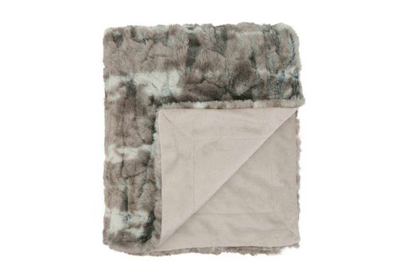Throw Mink Gris