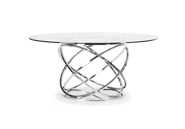 Base de Mesa Orbita Cromada