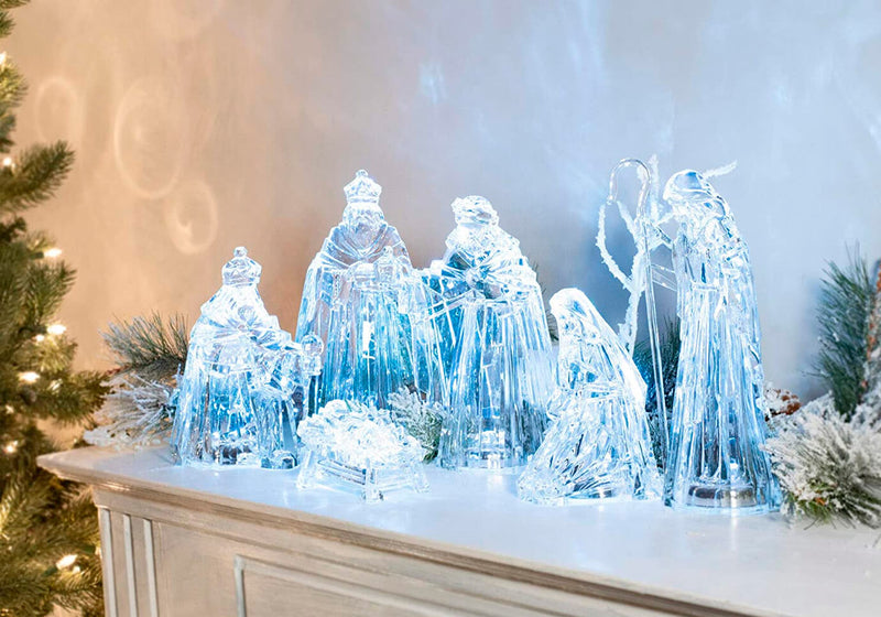 Nacimiento de Acrílico con Luz - Set de Seis