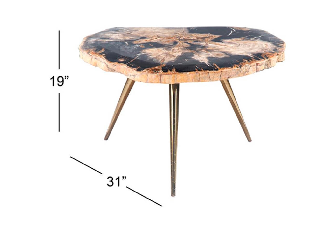 Mesa de Centro Piedra Fósil