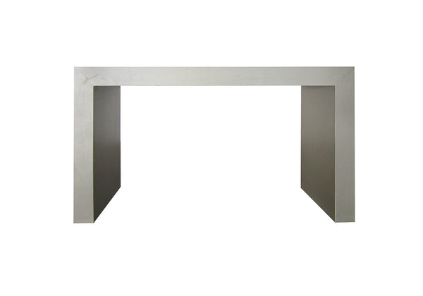 Consola Grapa Madera Platino