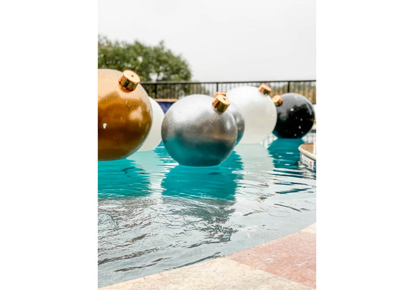 Esfera Inflable Color Plateado 46 cm