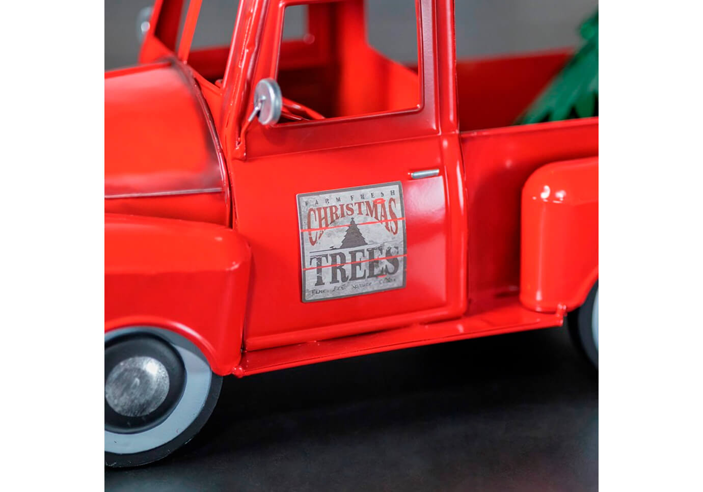 Camioneta de Hierro Multiestacional Rojo 45 cm