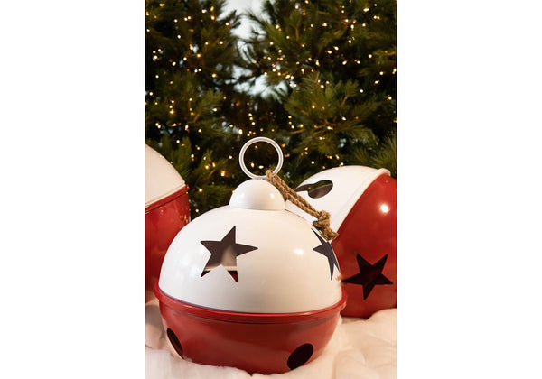 Cascabel Mix Blanco con Rojo XL - 42, 52 y 62 cm